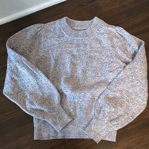 Women’s marbled purple sweater